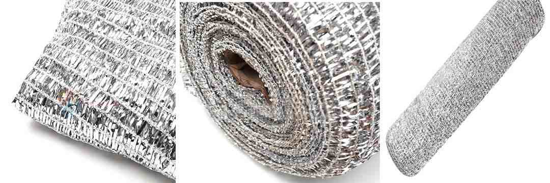 Aluminum foil shade net